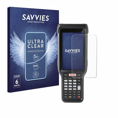 Savvies - Screenprotector voor Honeywell ScanPal EDA61K - Folie Beschermfolie transparant 6 Stuks