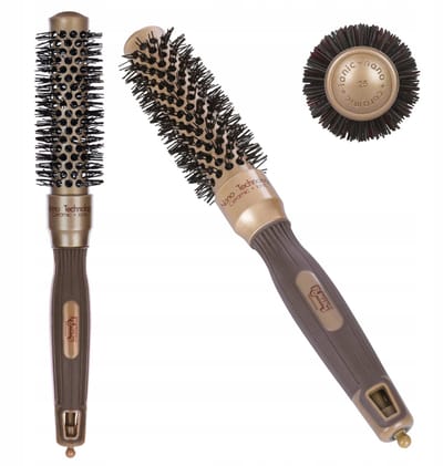 Poniks Professionele Keramische Haarstylingsborstel 25mm - Keramisch IONISCH - Voor Glad en Glanzend Haar
