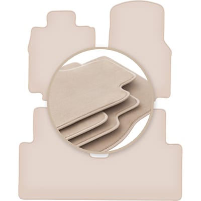 PREMIUM beige matten voor: Mercedes Vaneo W414 minivan 2001-2005