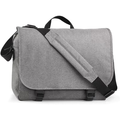 Bagbase Two-Tone Digital Schoudertas Grey Marl 11 Liter
