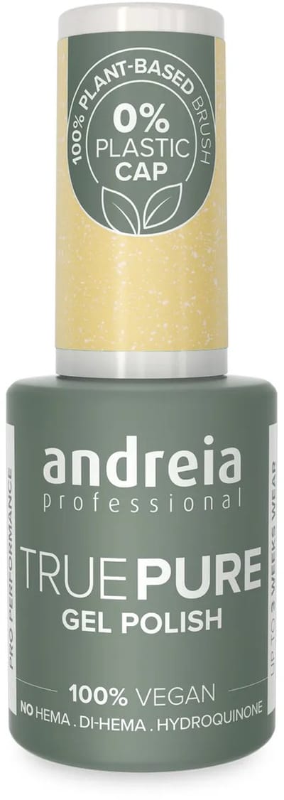 Andreia Professional - Gellak - True Pure - Lente Kleur - Boter Geel met Zachte Glans T54 - HEMA vrij - Vegan - 10,5ml