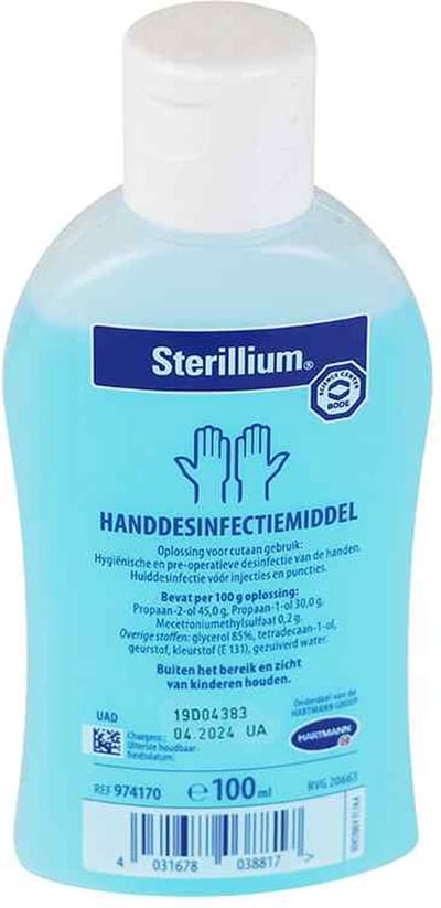 Voordeelverpakking van 2 x Sterillium handdesinfectant 100ml