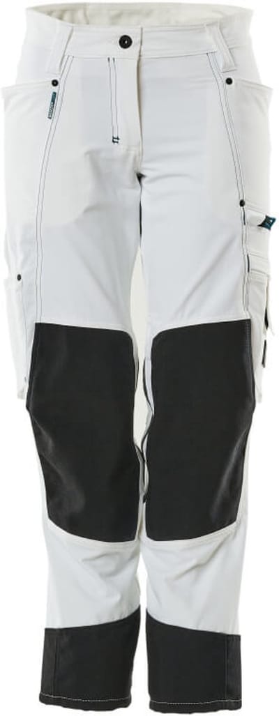 Mascot Advanced Broek met kniezakken 18378-311 - Wit - C38 - 82
