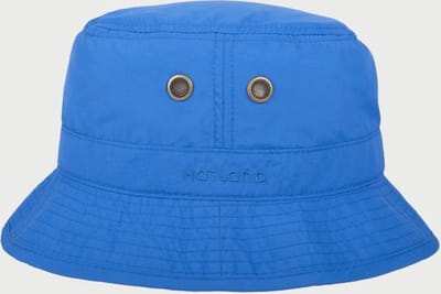 Hatland - Water-resistant UV Bucket hat for men - Kasai - Blue - maat L (58CM)