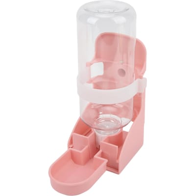 Kleine Huisdier Hangende Waterdispenser 500ml   17oz Automatische Konijnen Waterfles voor Chinchilla Cavia Egel Fret Pinkish
