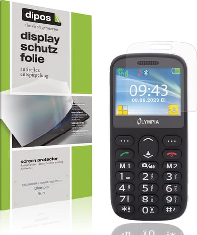 dipos – 4x Matte Beschermfolie geschikt voor Olympia Sun | Krasbestendige & antireflecterende Screenprotector Ultra-Thin