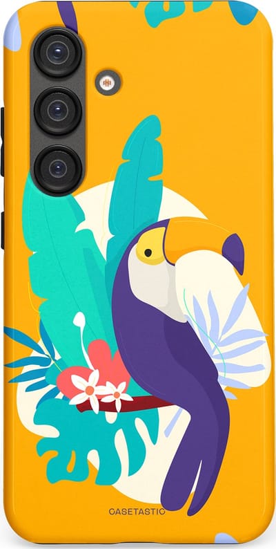 Casetastic Hoesje Geschikt voor Samsung S25 - Stijlvolle Beschermende Duo-layer Case - Toeceaan