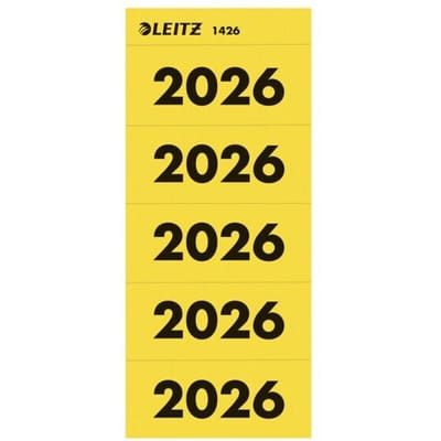 Zelfklevende inhoudsstickers 1425 »Jahreszahlen 2026«