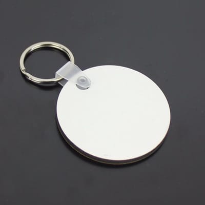 Sublimatie Sleutelhanger 2 Zijdig Rond 50 x 50 mm - Geschikt Voor Sublimatiedruk Warmtepers - Doe Het Zelf Onderzetter Met Eigen Foto Of Opdruk - Smartphonica
