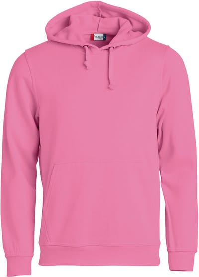 Clique Basic hoody Helder Roze maat S