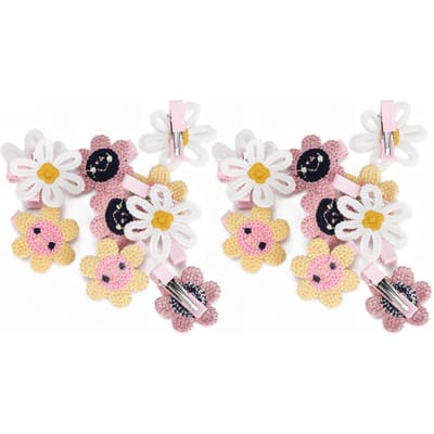 20 stuks schattige huisdier hond kat hoofddeksel zonnebloem stijl haarspeld haarclip huisdier verzorgingsaccessoires white