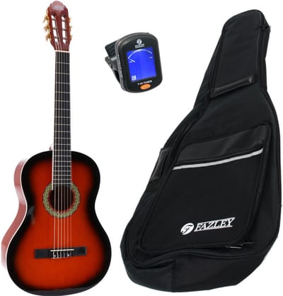 Klassieke Gitaar 4/4 - incl. tas en tuner - LaPaz 002 - Burst