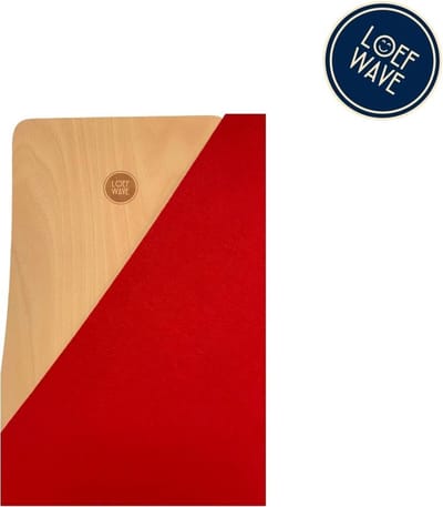 LOEF WAVE Original® Balance  board - Miami Red - balansbord - Balance Board – balansspeelgoed – balanstrainer – balansbord kinderen – balansplank
