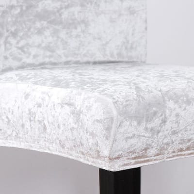 Housses De Chaise en velours, couleur unie, protection De siège De bureau, pour hôtel, Banquet, mariage, taille universelle Universal Size