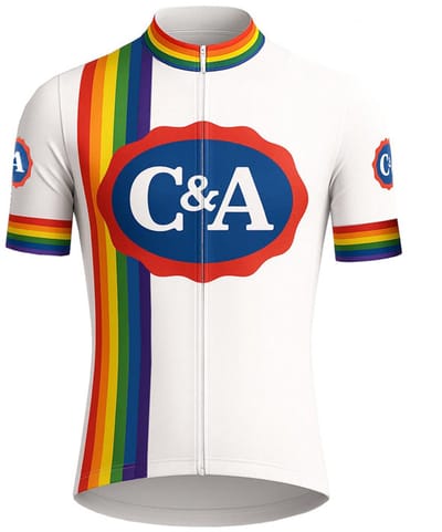 Retro Wielershirt C&A - Eddy's laatste team - Gruppo Sportivo - L