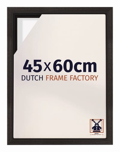 Baklijst 45x60 cm - Eiken Donker - Geschikt voor Canvasdoek - MDF Baklijst Lausanne