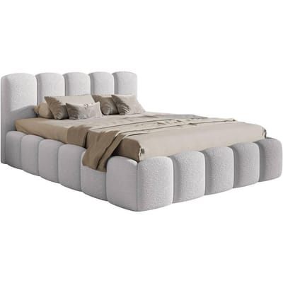 Bedframe Chloe II bouclé met opbergruimte 180 x 200 cm | NADUVI Collection