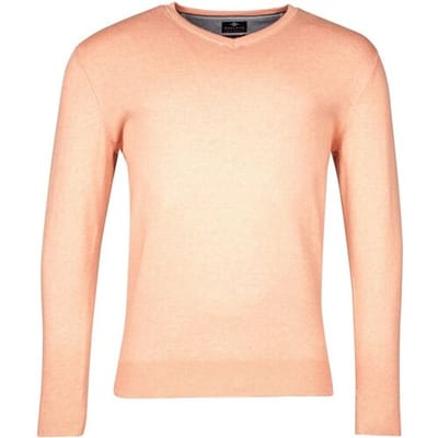 Baileys Trui Luxury Pima Cotton V-Neck Single Knit Pastel Roze / male