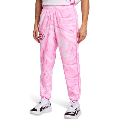 Puma LaFrance Broeken Heren - Roze - Maat S - Poly Woven