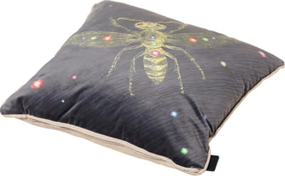 Madison Sierkussen - Velvet Insect Grey - 45x45 - Grijs