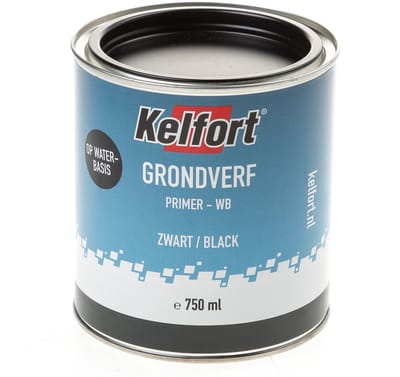 Grondverf zwart (waterb) 750ml