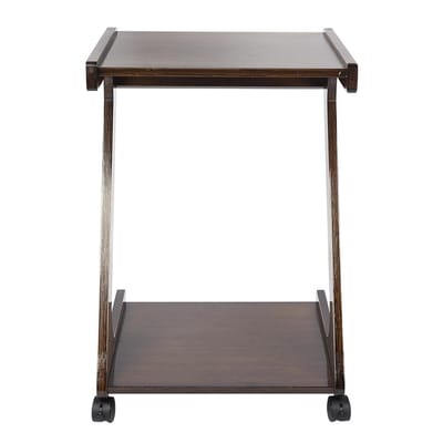 Table d'appoint élégante pour canapé, table de chevet, table basse avec roulettes pour salon de maison