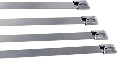 Metalen Kabelbinders - RVS Ties - Bundelen en Bevestigen - Zelfborgend - 100 stuks - Zilver