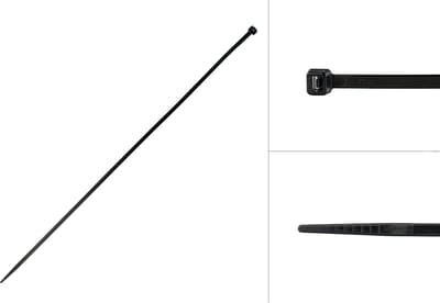 Wovar Tyraps Zwart 430 x 4.8 mm | 100 stuks
