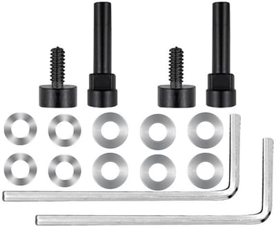 Scharnierschroefset - Compatibel met Bose QC35/35 II/45/SE/QC Hoofdtelefoon Draaibare Reparatiekit - Zwart