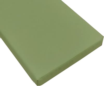 Bankkussen Waterdicht - Zitkussen Bank - Comfort Verhogend - Antislip Banden - 120 x 35 cm - Groen