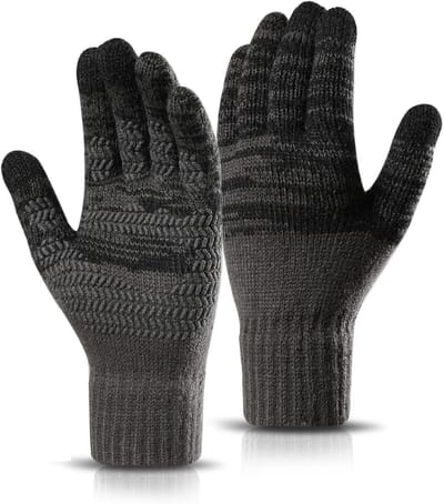 Winterhandschoenen voor Mannen, Touchscreen Geschikt, Warme Thermische Handschoenen met Antislip Grip en Rekbaar Materiaal