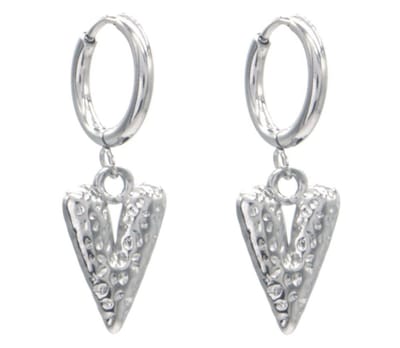 Oorbellen met prachtige hart - hartjes earrings heart - mooie details - RVS - waterproof - cadeau moeder dochter