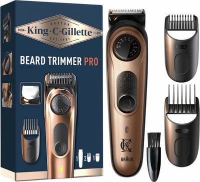 King C. Gillette Baardtrimmer Pro - 3 x - Voordeelverpakking
