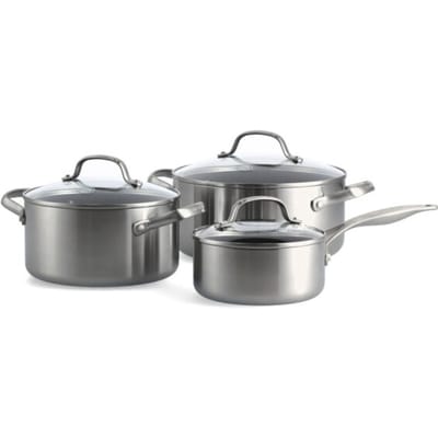GreenPan Geneva - tri-ply - 3(6) delige pannenset - PFAS-vrij