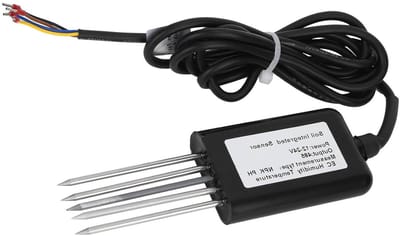 Bodem Multi-Parameter Sensor - Geleidbaarheid Detector Tester - Bodem Snelle Testen - Meet 7 Parameters - 0-100% Vocht - Zilver