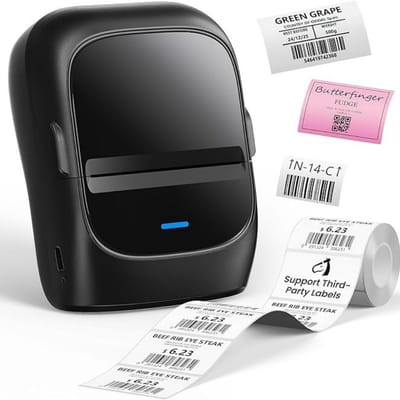 MMP® Labelmaker - Labelprinter - Label Maker - Zwart - 14cm x 9cm x 8cm