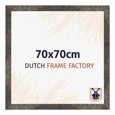 Fotolijst 70x70 cm - MDF - Geoxideerd Metaal - Benno