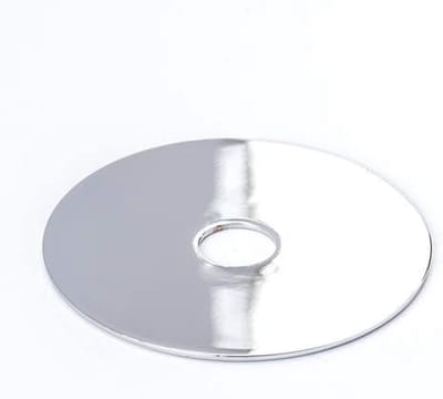 Afdekplaat Messing - Chroom Plaat - Afwerking Montage - Verchroomd Messing - 505 mm Diameter - Chroom