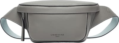 LIEBESKIND BERLIN Leren Gordeltas Schoudertas Alessa 2 Kodiaq Belt Bag Thunder Grijs