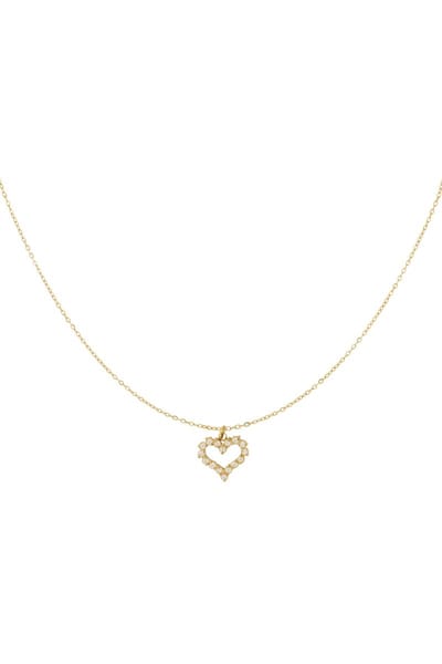 Ketting strass hartje