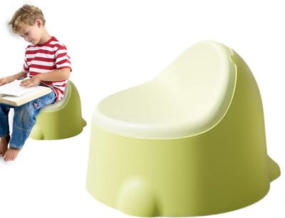 Kinderkruk - Babystoel Kruk - Veilig Zitten - Antislip Zuignappen - 31x37x31 cm - Groen