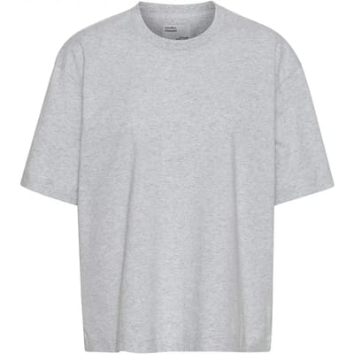 Dames-T-shirt Colorful Standard Organic oversized heather grey