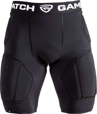 GAMEPATCH | Padded shorts PRO + | Zwart | Maat XS | Basketball | Handball | Urban Sports