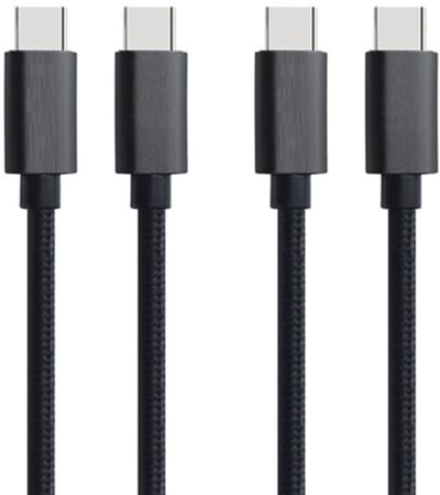 2 stuks OneOne 0,5m oplaadkabel. Sterke USB C naar C kabel. Stevig laadkabel snoer past op Apple iPhone 15, iPhone 15 Plus, 15 Pro, 15 Pro Max, iPhone 16, 16 Plus, 16 Pro, iPhone 17, 17 Air, 17 Pro, 17 Ultra