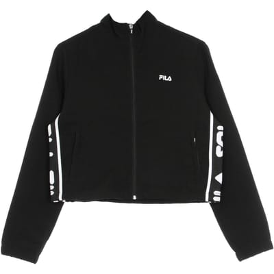 Taini Taped Crepe Jacket Dames trainingsjack zwart