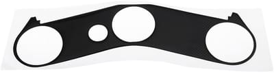 Dailygoods- Top Yoke Protector - Carbon Look Afwerking - Compatibel met Yamaha YZF R6 2006-2017 - Oppervlaktebescherming - Eenvoudige Installatie - Visuele Upgrade - Vorkklem Sticker