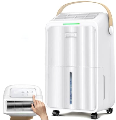 Luchtontvochtiger - Dehumidifier - Ontvochtiger huis - Vochtvreter - Luchtontvochtiger slaapkamer - Luchtontvochtiger badkamer - 16 l/dag - LED-display