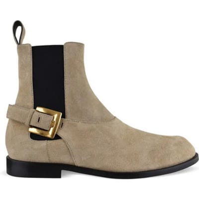 Balmain Balmain Anthem Chelsea-laarzen Beige