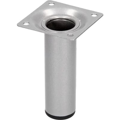 Duraline Meubelpoot Rond Staal 3x10cm Grijs