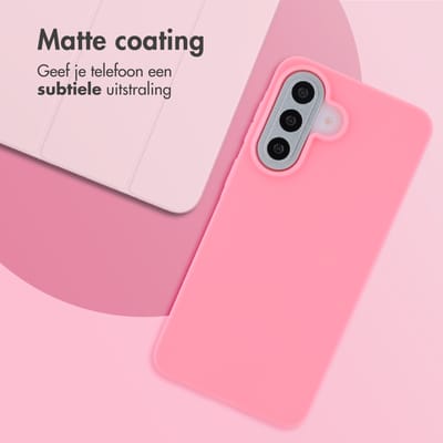 imoshion Hoesje - Geschikt voor Samsung Galaxy A57 (5G) - Color Backcover - Bubblegum Pink